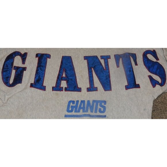 Vintage 90s New York Football Giants Spell Out Legends Sweatshirt Men's XL - Picture 2 of 8